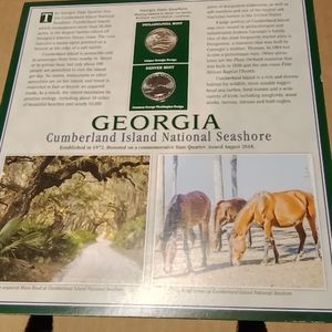 Georgia Commemorative Quarter/ Stamp Proof